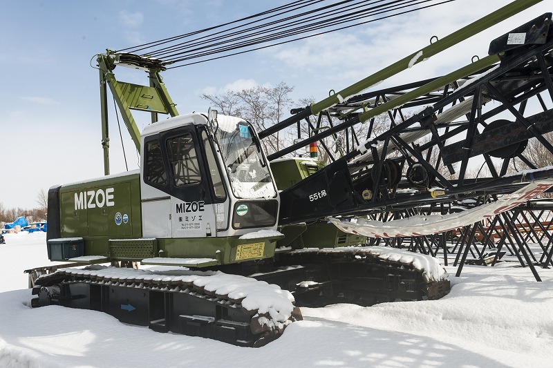 55ｔ全油圧式クローラークレーン（タワー兼用）